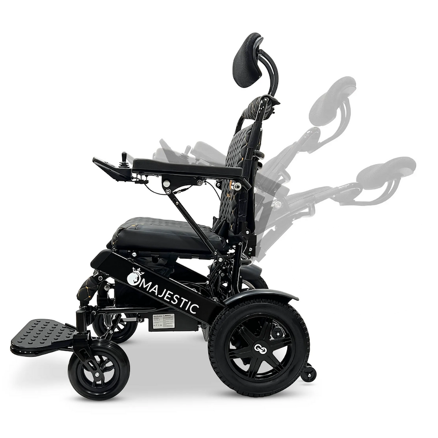 ComfyGo Majestic IQ-9000 Auto Recline Folding Power Wheelchair from SpinLife