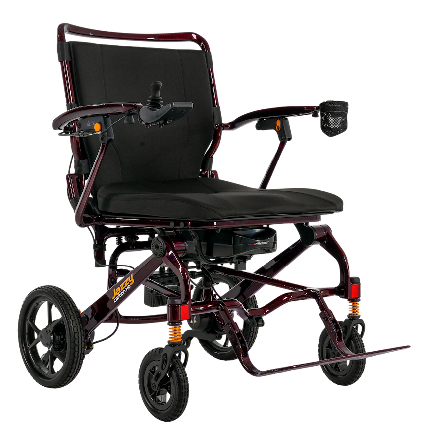 Pride Jazzy Carbon HD Folding Power Wheelchair from SpinLife