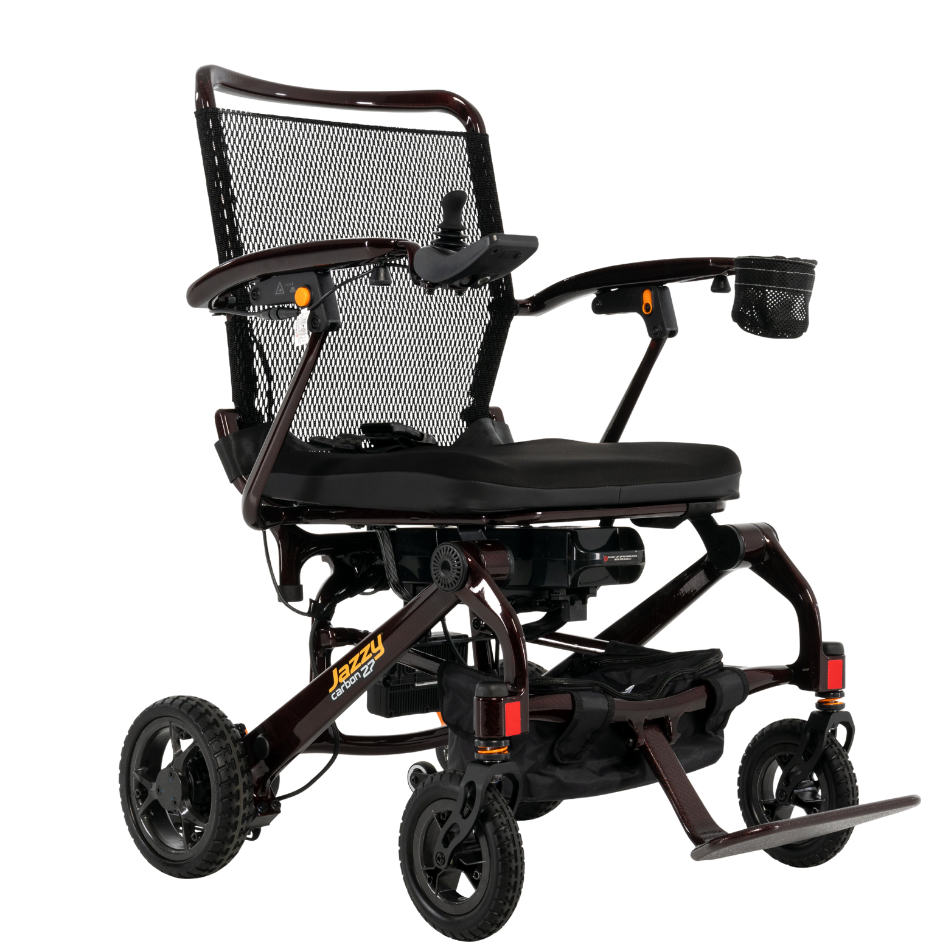 Pride Jazzy Carbon 27 - Pride Folding Power Wheelchairs
