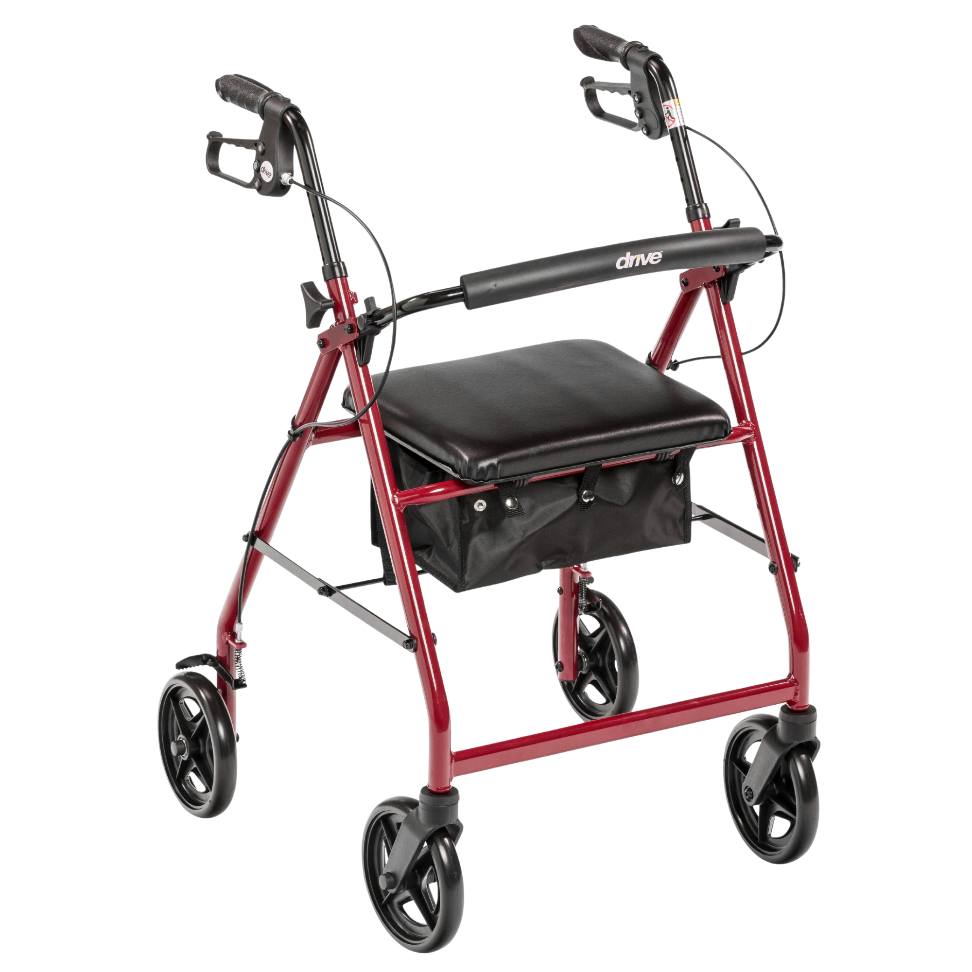Drive Medical Aluminum Rollator w/7.5 Casters Rolling Walkers from SpinLife