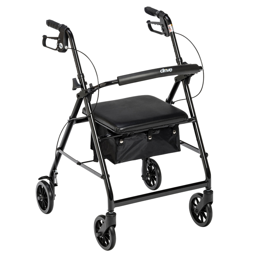 Aluminum Rollator, 6" Casters Aluminum Rollator, 6" Casters
