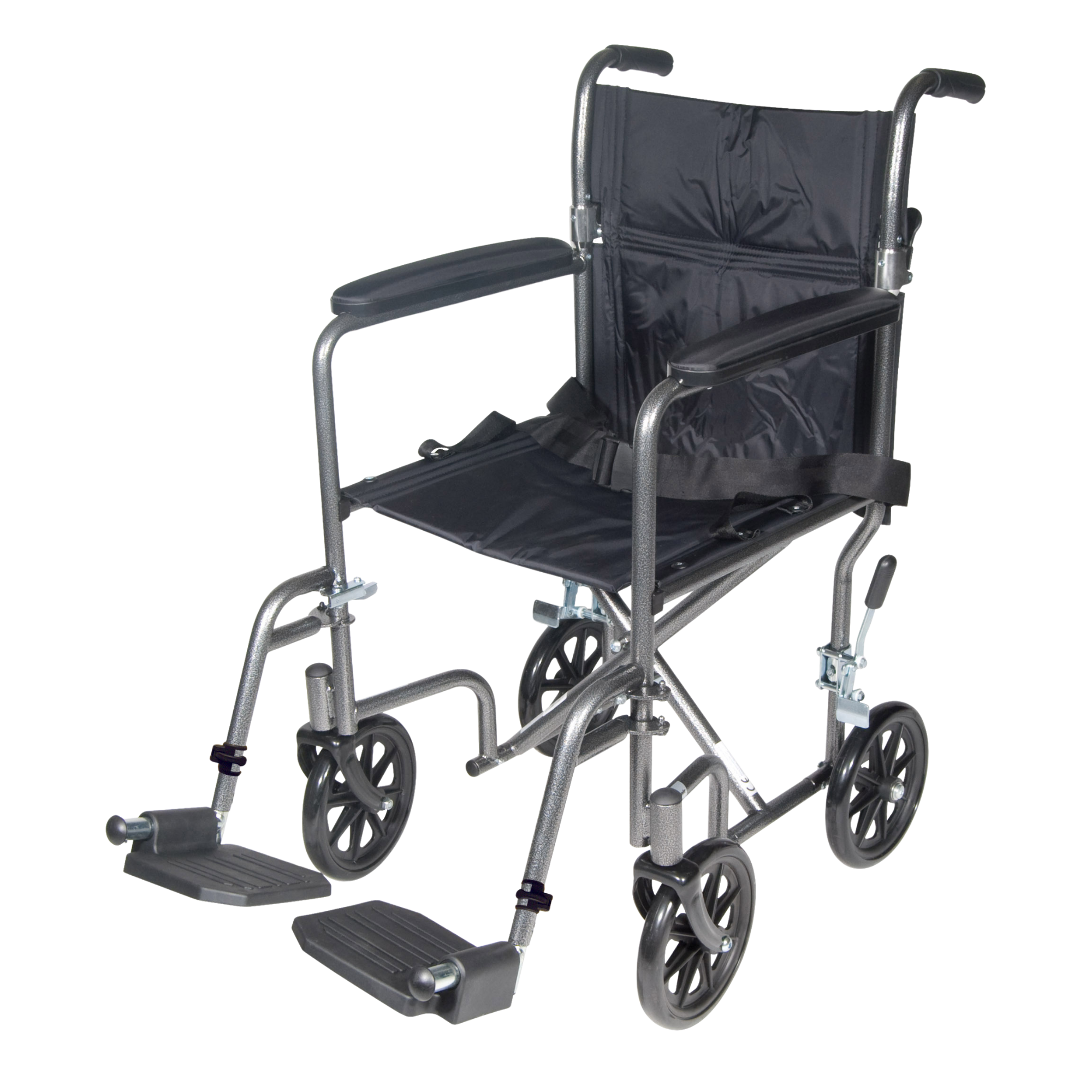 Drive Medical Wrangler II Transport Wheelchair with Swing-away Footrest from SpinLife