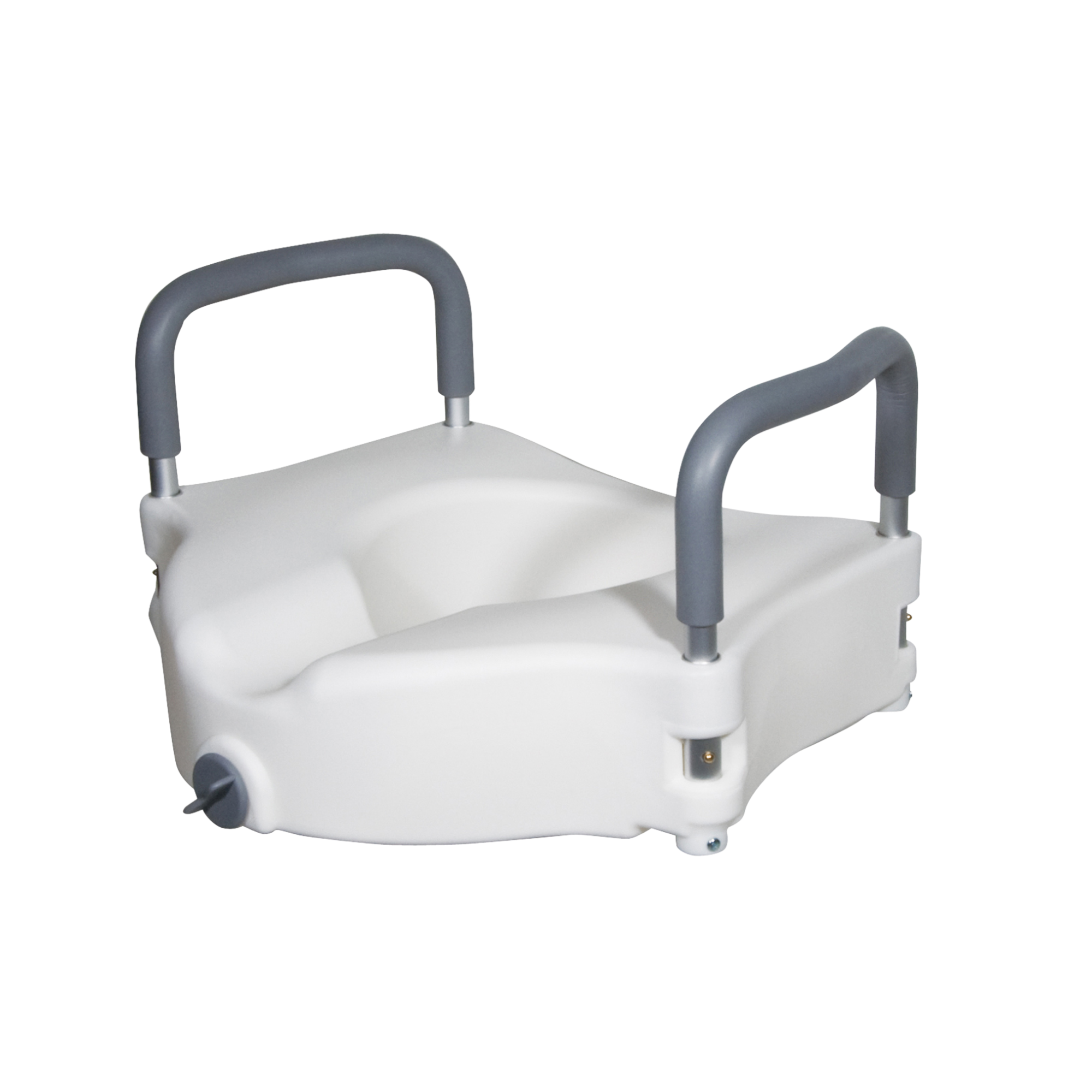Drive Medical Raised Toilet Seat with Arms in White from SpinLife