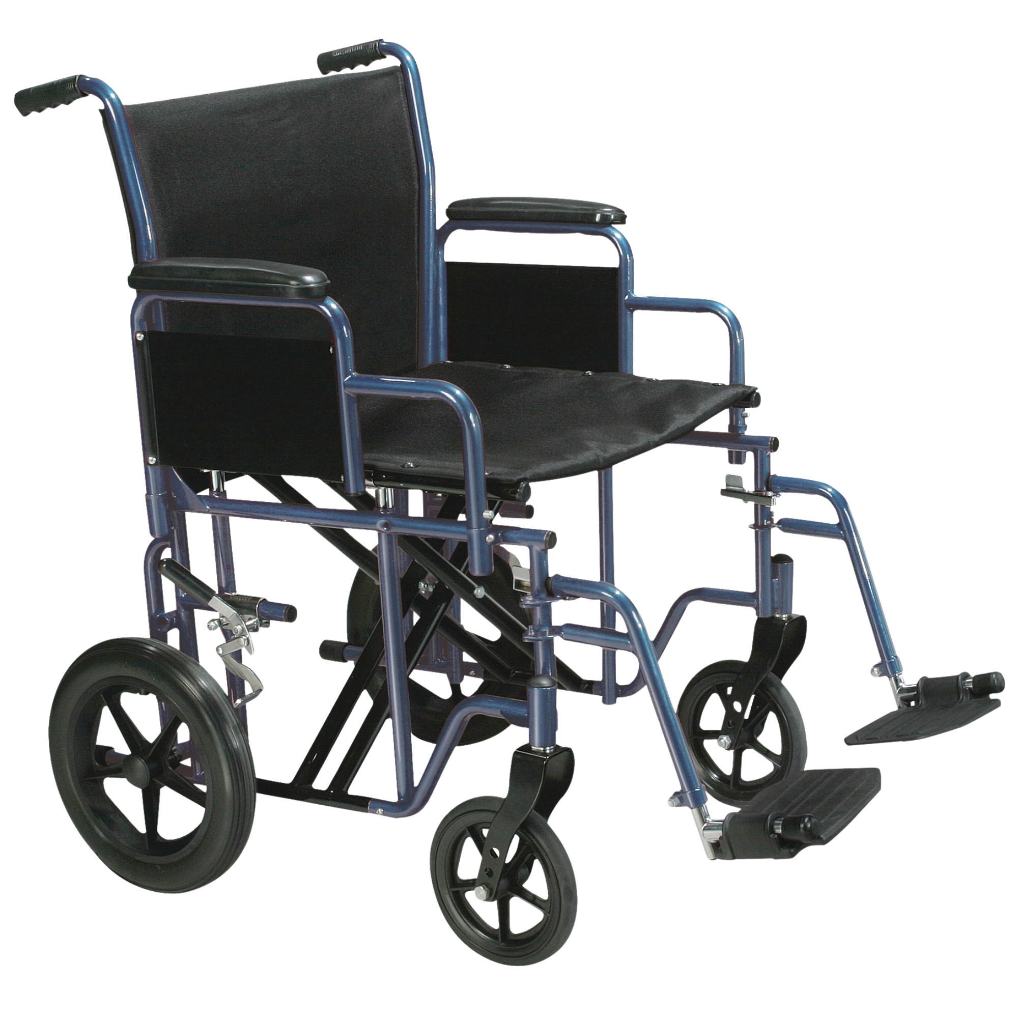 Drive Medical Heavy Duty Transport Chair Wheelchair with Swing-away Footrest from SpinLife
